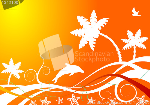 Image of Abstract summer background