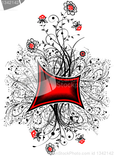 Image of Abstract floral chaos