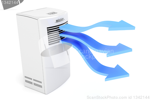 Image of Air conditioner blowing cold air