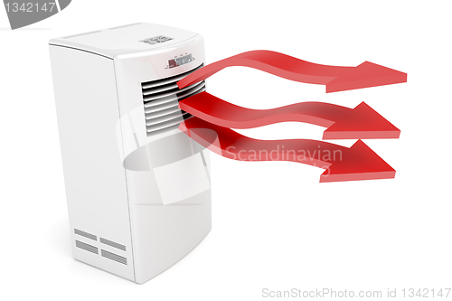 Image of Air conditioner blowing hot air