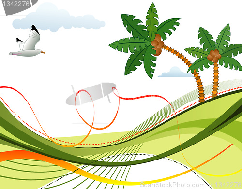 Image of Abstract summer background