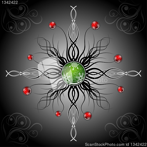 Image of Abstract christmas background, vector