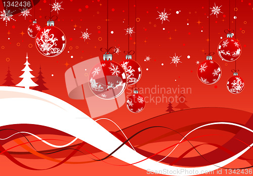 Image of Abstract christmas background