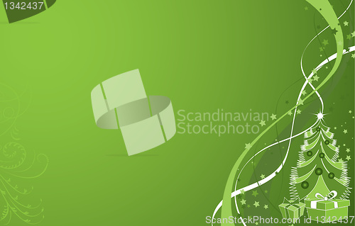 Image of Christmas background, vector