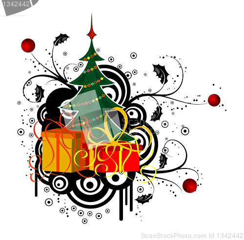 Image of Abstract christmas background
