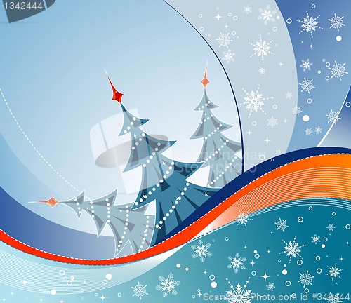 Image of Abstract christmas background