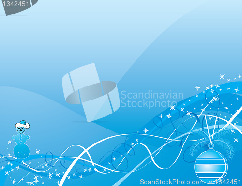 Image of Christmas background, vector