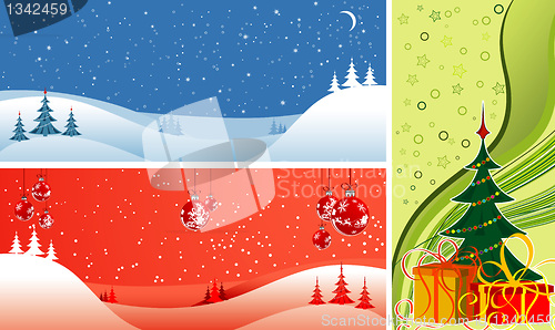 Image of Abstract Christmas backgrounds