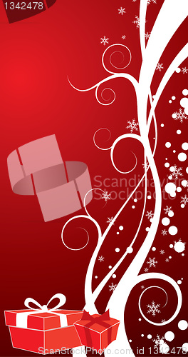 Image of Christmas background, vector