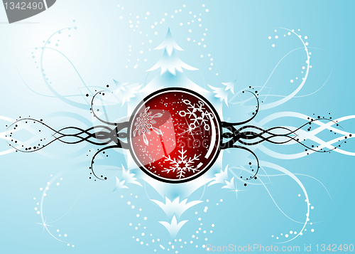 Image of Abstract christmas background , vector