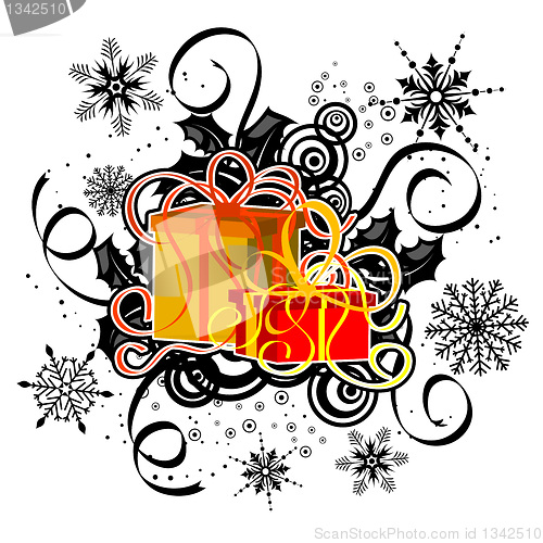 Image of Abstract christmas background