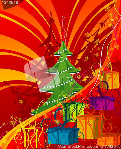 Image of Abstract Christmas background