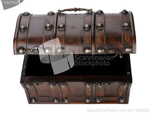 Image of Wooden chest.