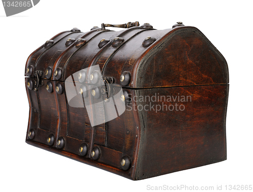 Image of Wooden chest.