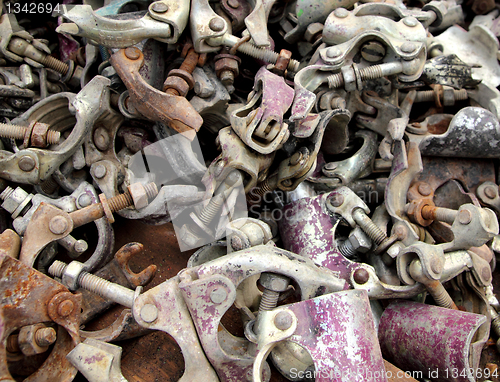 Image of metal garbage pieces