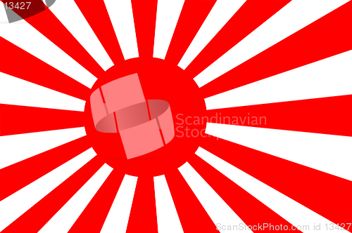 Image of Japanese war flag