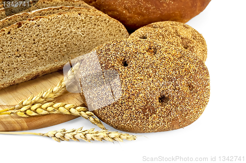 Image of Rye flapjack with bread