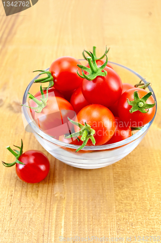 Image of Tomatoes in a glass cup