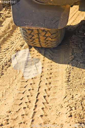 Image of Track car wheel