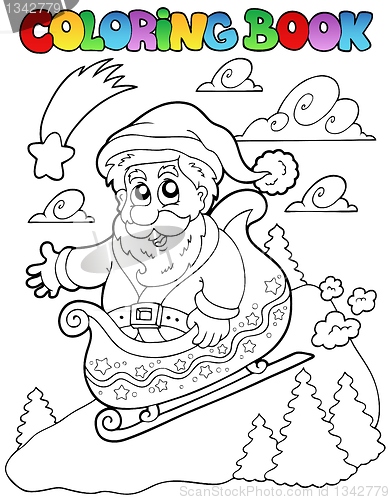 Image of Coloring book Christmas topic 6