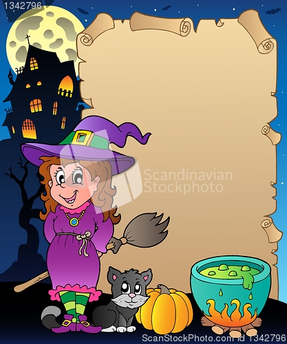 Image of Parchment with Halloween theme 6