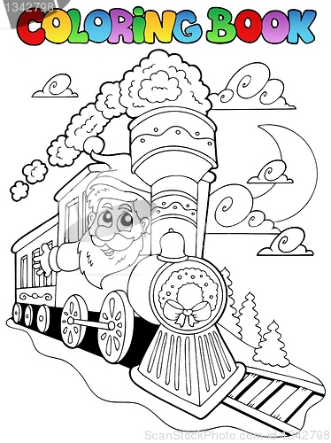 Image of Coloring book Christmas topic 4