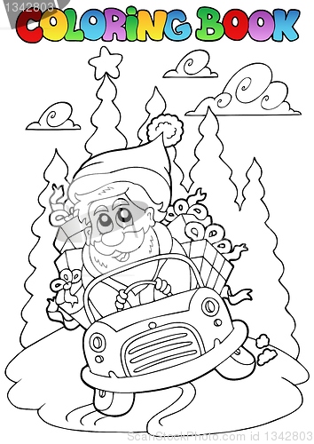 Image of Coloring book Christmas topic 5