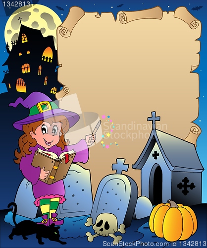 Image of Parchment with Halloween theme 5