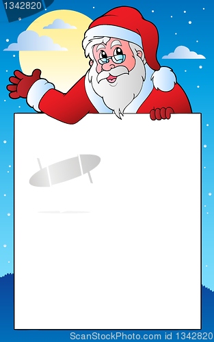 Image of Frame with Santa Claus theme 1