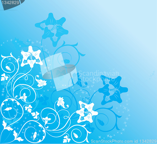Image of Background flower, elements for design, illustration