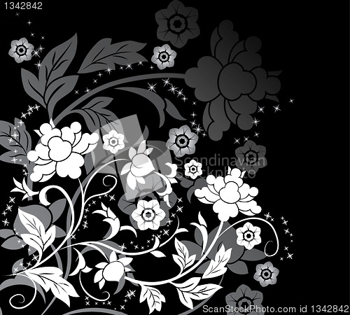 Image of Background flower, elements for design
