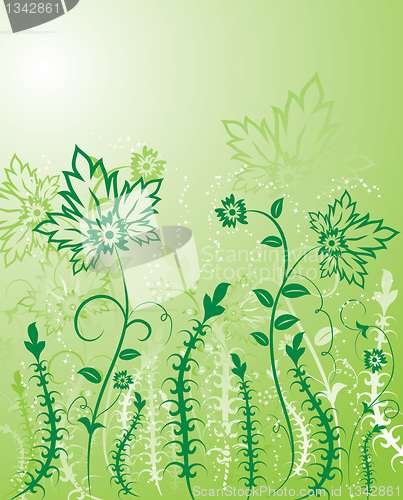 Image of Background flower, elements for design