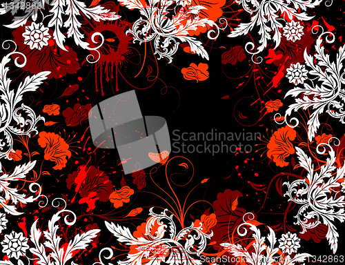 Image of Abstract floral chaos