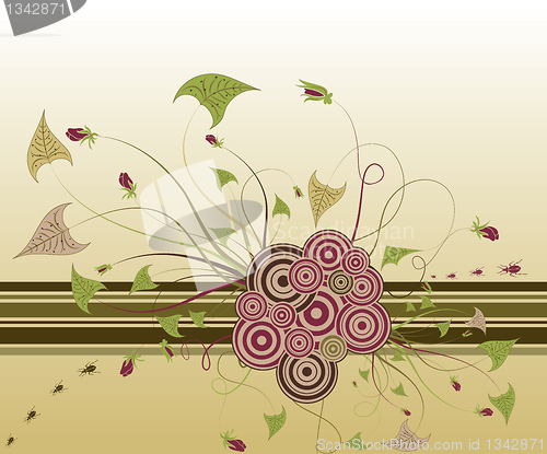 Image of Abstract floral chaos