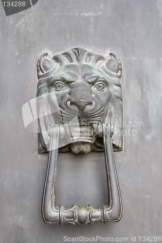 Image of Lion head knocker
