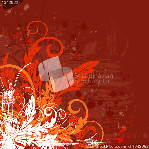 Image of Abstract floral chaos
