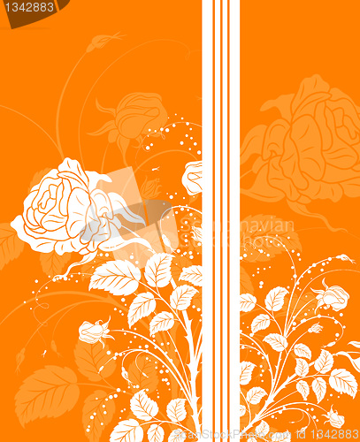 Image of Abstract floral background