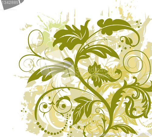 Image of Abstract floral chaos