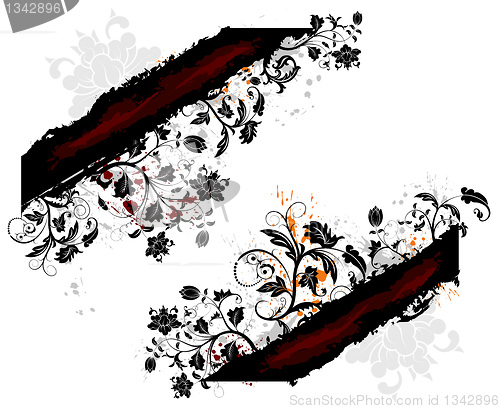 Image of Grunge floral chaos