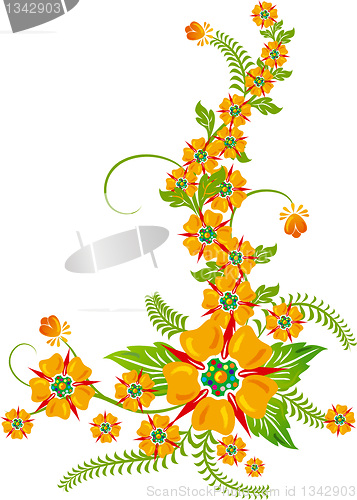 Image of Background flower, elements for design, illustration