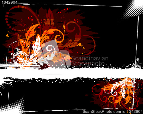 Image of Abstract floral chaos