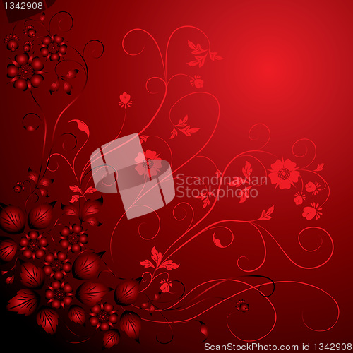 Image of Background flower, elements for design, vector