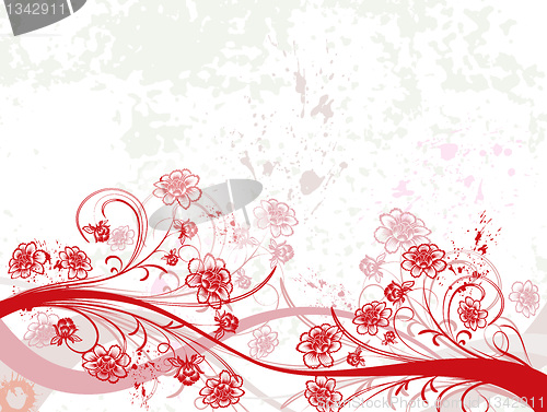 Image of Abstract floral chaos