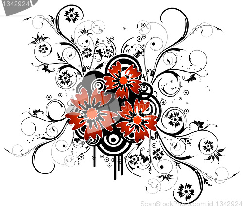 Image of Abstract floral chaos