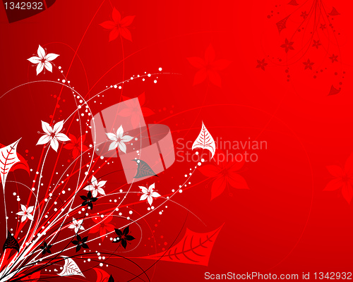 Image of Abstract floral background