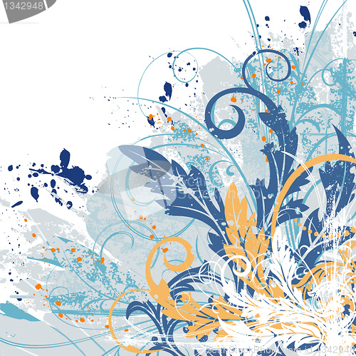 Image of Abstract floral chaos