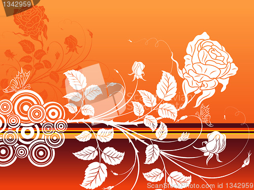 Image of Abstract floral background