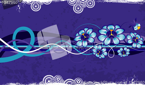 Image of Abstract floral chaos