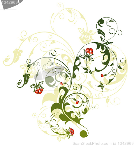 Image of Abstract floral chaos
