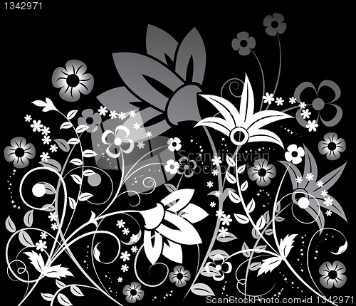 Image of Background flower, elements for design